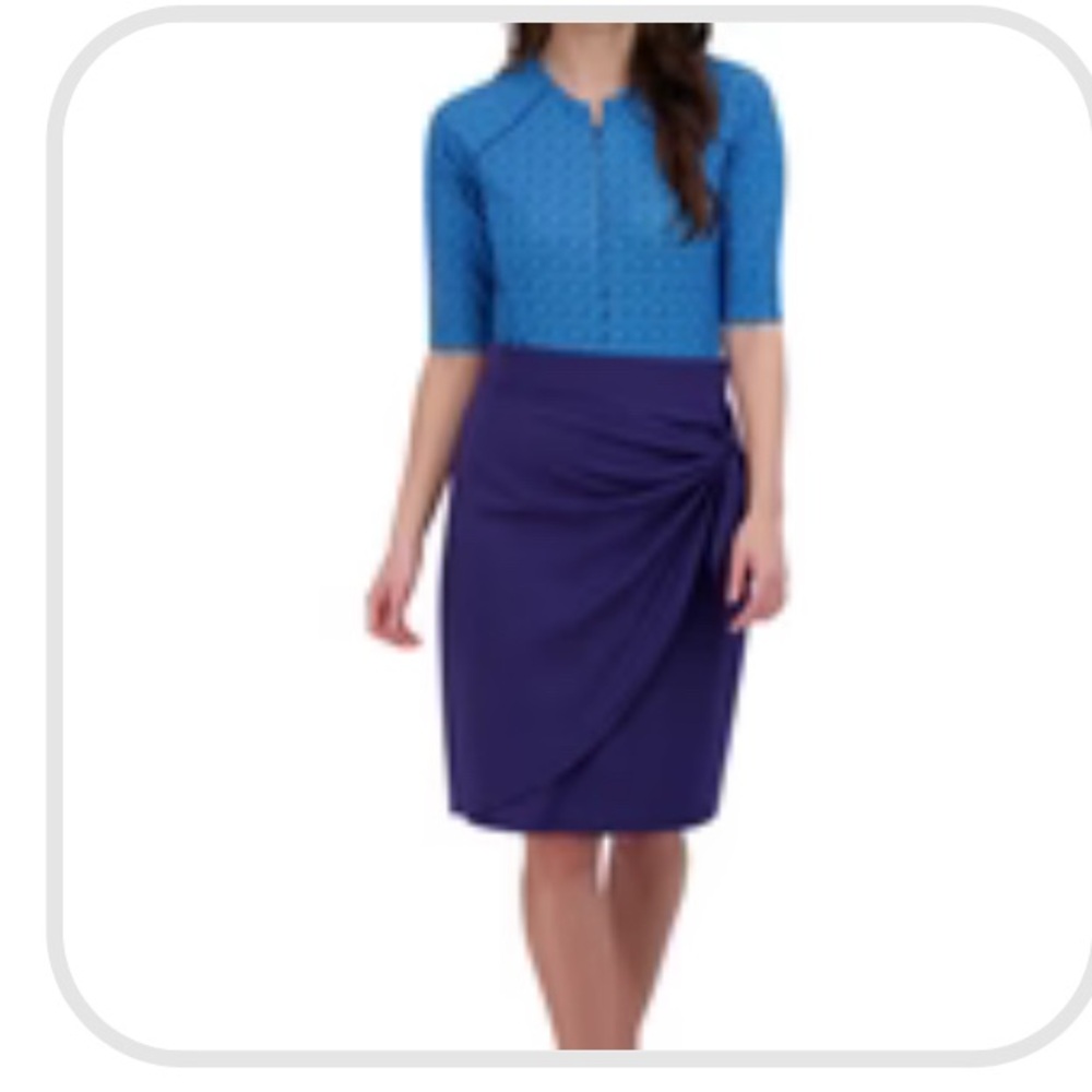 Snoga Athletic/Swim Skirt. XS - Knee-Length Wrap Pencil Skirt.